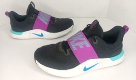 Nike Renew In-Season TR 9 Womens Size 8 Black Purple Running Shoes AR4543-007 - £22.88 GBP