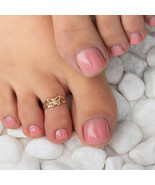 Gold Beaded Butterfly Toe Ring (Available in Yellow/Rose/White Gold) - $3,070.01 MXN+