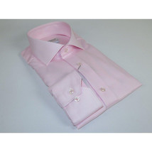 Men 100% Italian Cotton Shirt Non Iron SORRENTO Turkey Spread Collar 4470 Pink image 5
