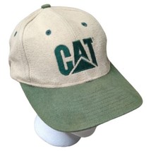 Tonkin CAT Caterpillar Engines Power Of Champions Hat Cap Beige Green Sn... - £8.27 GBP