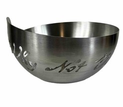 Steelforme Laser Cut Why Not Us? Stainless Steel Bowl - Steve Jacobson D... - £19.75 GBP
