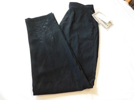 Jane Ashley Women&#39;s Ladies Pant Pants Slacks Size S small Black embroidered NWT - £18.31 GBP