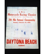 Vtg Rare 1950 Daytona Beach AMA Motorcycle Road Races 100/200 Mile Ephem... - $3,689.13 MXN Vtg Rare 1950 Daytona Beach AMA Motorcycle Road Races 100/200 Mile Ephem... - $3,689.13 MXN