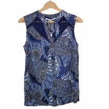 NWT Stitch Fix Collective Concepts | Button Sleeveless Keke Blouse, size small - £26.45 GBP