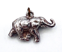 Vintage Sterling Silver Lucky Elephant Charm - $19.80
