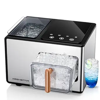 Nugget Ice Maker Countertop, 40Lbs/24H, Pebble Ice Maker With Soft Chewa... - $500.99