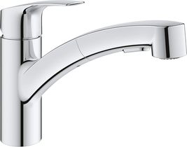 Grohe 30306001 Eurosmart Dual Spray Pull-Out Kitchen Faucet - Stainless ... - £102.18 GBP