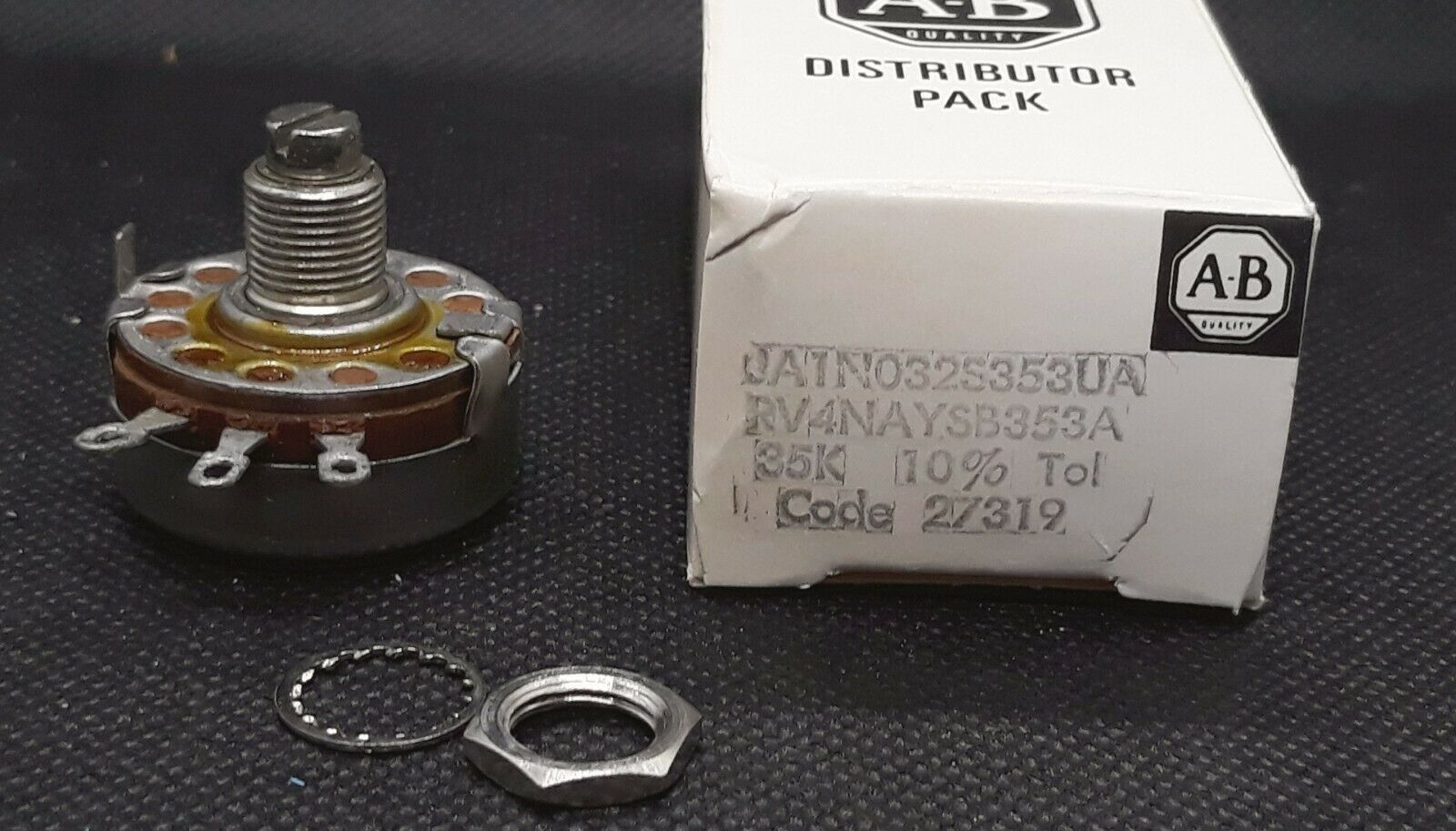ALLEN BRADLEY POTENTIOMETER 35 K OHM 2W RV4NAYSB353A Type J JA1N032S353UA - $6.99