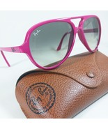 Ray Ban RB 4125 CATS 5000 738/52 Magenta Pink Gradient Rare Sunglasses w... - $120.00