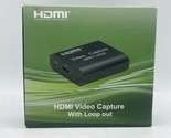 HDMI Video Capture with Loop Out - £15.94 GBP