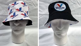 Valvoline Oil Bucket Hat Mens Womens OSFA Cotton Reversible - $44.50