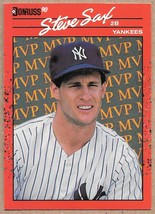 1990 Donruss Bonus MVP&#39;s #BC-22 Steve Sax New York Yankees ERR - £3.11 GBP