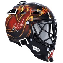Akira Schmid Autographed New Jersey Devils Mini Goalie Mask Fanatics - £83.88 GBP
