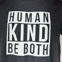 Kavio Men&#39;s Human Kind Be Both Graphic Short Sleeved T-Shirt Size L - £14.70 GBP