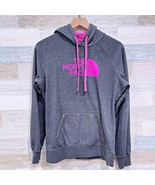 The North FacePullover Logo Hoodie Sweatshirt Gray Kangaroo Pocket Women... - $24.74