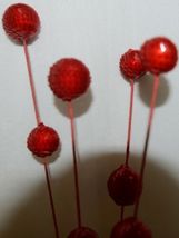 Unbranded 54805 Red Ball Spray Holiday Decoration image 5