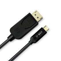 Usb C To Displayport Cable Usb-C To Displayport Type C To Displayport 1.4 Usb-C  - £11.77 GBP