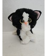 Tyco Kitty Kitty Kittens Plush Stuffed Animal Black White Tuxedo Purring... - £51.23 GBP