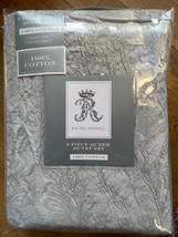Rachel Ashwell Shabby Chic Gray Textured Queen Duvet Set, New in Package, Rare - £138.40 GBP