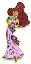 Disney Hercules Megara Holding White Flower Meg In Lavender Gown Pin - £20.54 GBP