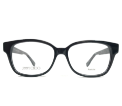 Jimmy Choo Eyeglasses Frames JC137 J3L Black Square Full Rim 51-15-140 - £111.74 GBP