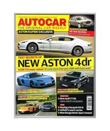 Autocar Magazine August 19 2009 mbox2777 New Aston 4dr £150k V12 super-s... - $4.90