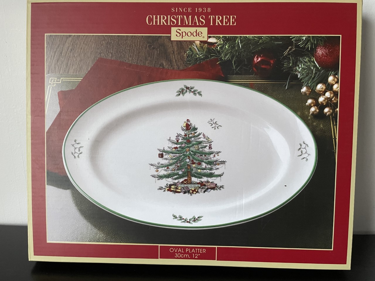 Spode Christmas Tree Oval Platter - $39.95