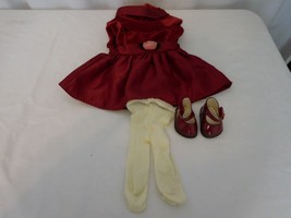  American Girl Doll Bitty Baby Rosy Red Holiday Christmas Outfit Set Ret... - £35.62 GBP