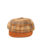 NOS Vtg 90s Streetwear Youth Blank Wool Short Brim Strapback Hat Cap Bro... - $561.23 MXN