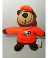 Alpha Kids 1997 A&amp;W Restaurant Root Beer Soda Plush Brown Bear Orange/Br... - £10.96 GBP