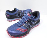 Saucony Women’s Xodus Iso Series S10325-2 Blue Trail Running Shoes Size 11 - $26.99