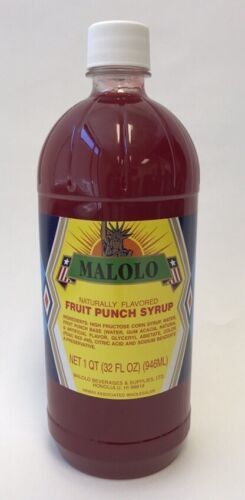 Primary image for Malolo Fruit Punch Syrup 32 Oz Bottle