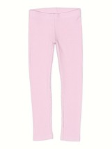 Wonder Nation Girls Tough Cotton Leggings Size LARGE (10-12) Ribbed Pink - £8.06 GBP