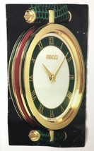 Vintage Gucci Watches Brochure / Pamphlet Designer Paper Ephemera 1993 - $59.99