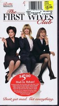 First Wives Club Vintage Sealed Vhs Cassette Bette Midler Goldie Hawn D Keaton - £38.99 GBP