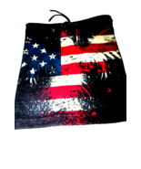 stretchable tube FACE - NECK MASK patriotic print 12" long (A) - $5.60