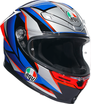 AGV K6 S Motorcycle Helmet - Slashcut - Black/Blue/Red - Small 2118395002015S - $639.00