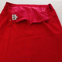 Vintage Stella Louise for KB Womens Red Maxi Pencil Skirt With Zip & Slit Sz 20W image 8