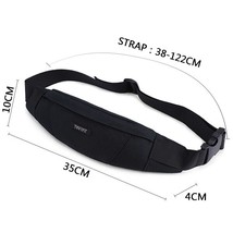 TINYAT Men Waist Bag pack Purse Waterproof Canvas Travel Phone belt bag pouch fo - £60.67 GBP