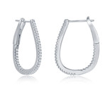 Classic of new york Women&#39;s Earrings .925 Silver 286605 - £63.34 GBP