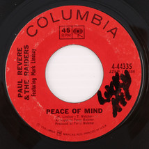 Paul Revere &amp; The Raiders - Peace Of Mind/Do Unto Others 45 rpm Vinyl 7&quot; Single - £7.79 GBP