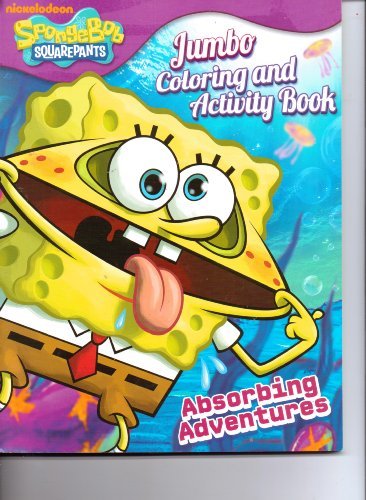 SpongeBob SquarePants Jumbo Coloring & Activity Book ~ Absorbing Adventures [Pap - $6.99