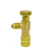 R410 Refrigerant Service Charging Shut off Adapter Flow Control Ball Val... - $9.49