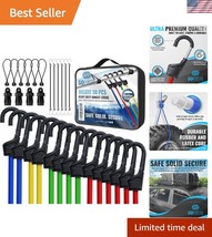 Heavy Duty Bungee Cords - 30 Assorted Sizes with UV-Resistant Hooks - $39.00