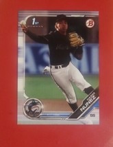 2019 Bowman Draft Nasim Nunez 1ST Bowman #BD-141 Miami Marlins Free Shipping - $1.82