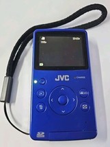 JVC GC-FM1AU HD Memory Camcorder Camera - Blue w/ USB Charging Cable - $77.31