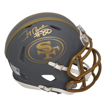 Jerry Rice Autographed San Francisco 49ers Mini Slate Speed Helmet Fanatics - £224.98 GBP