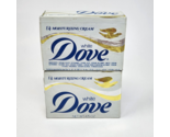 2 VINTAGE DOVE 1/4 MOISTURING CREAM SOAP WHITE BATH &amp; BEAUTY BARS NOS SE... - £19.04 GBP