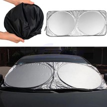 Jumbo Folding Front Rear Car Window  Shade Auto  Windshield Cover Block - £87.21 GBP