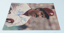 Mike Schmidt MLB HOF Philadelphia Phillies Signed Photo & Baseball No COA image 15